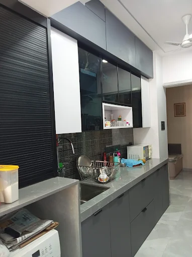 Custom Plywood Furniture Mumbai - V.V Interiors | Wooden Wardrobe & Cabinet Design Project